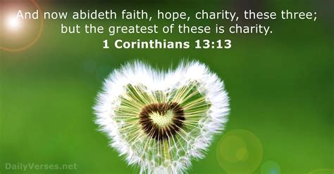 1 Corinthians 13 (KJV) .